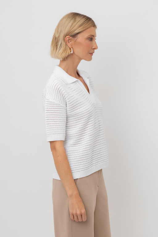 ЕВ 30202/кипенно-белый джемпер жен