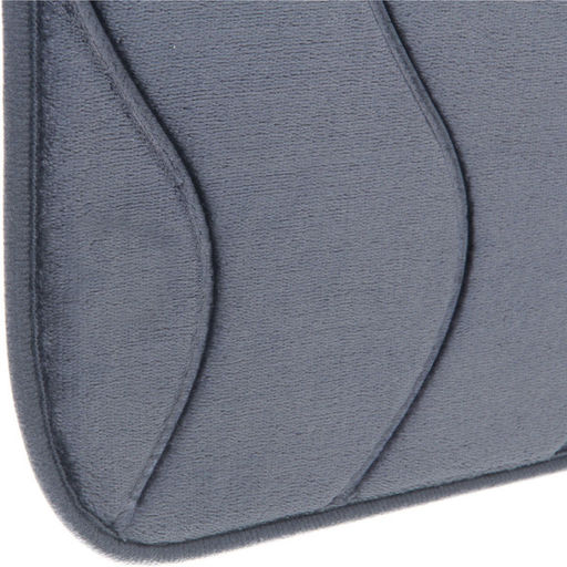 Коврик для ванной 50*80 "Волна" серый