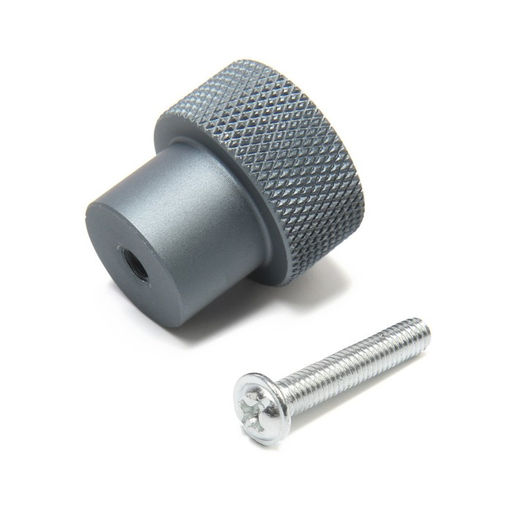 Ручка-кнопка мебельная CAPPIO PK328, d=23 мм, графит, 8 шт. TMP .