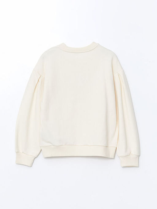 Bisiklet Yaka K?z ?ocuk Sweatshirt ve Tayt