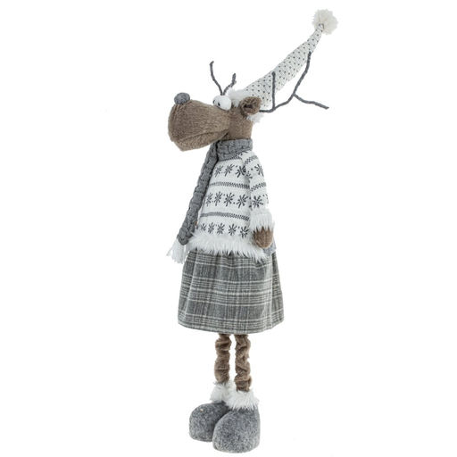 Игрушка набивная "Олень" (телескоп ноги), L49 W20 H116/45 см, 2в.