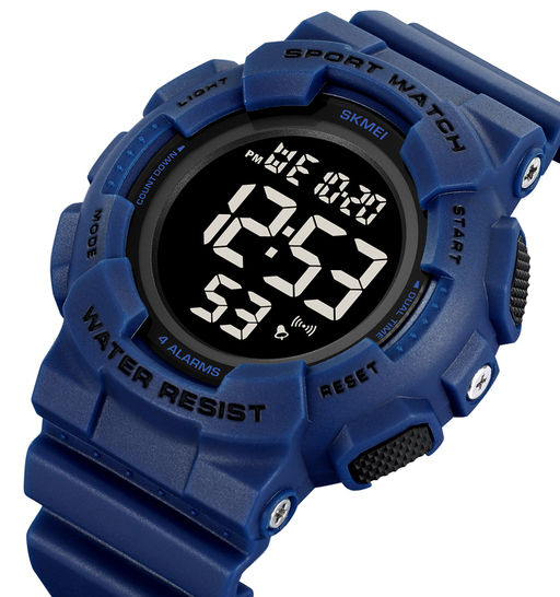 Часы наручные Skmei мужские электронные спортивные 2081blue-black