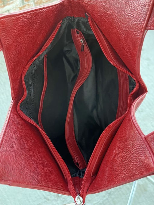 Женская сумка из эко кожи 0025 Красный - Sergio valentini фото 7