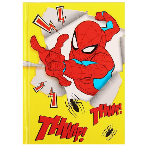 Блокнот А6, 40 листов в твёрдой обложке, Человек-паук - Marvel фото 6