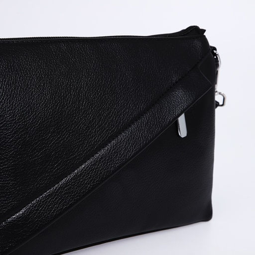Сумка кросс-боди на молнии, цвет чёрный - Simaland фото 4