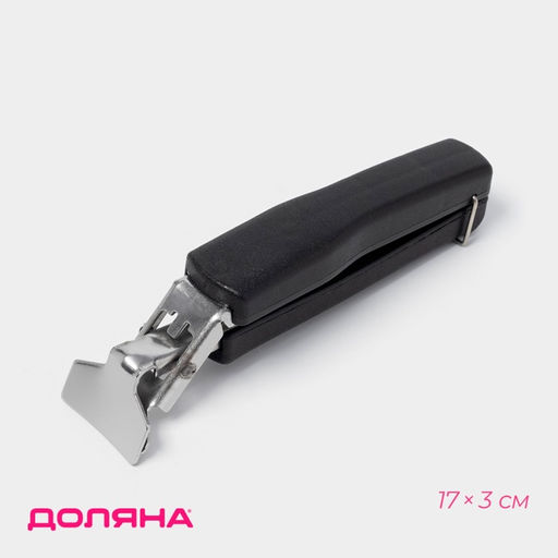 Чапельник Доляна «Повар», 17×3 см, нержавеющая сталь, чёрный