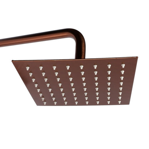 Душевая система ZEIN Z3870, смеситель, тропическая и ручная лейка, алюминий, bronze