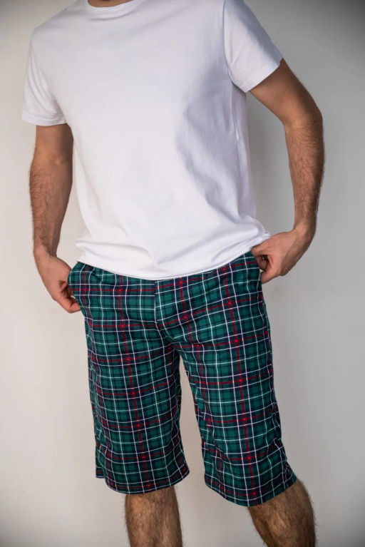 Домашние мужские шорты БР 105 Зеленый - T.C.T фото 3