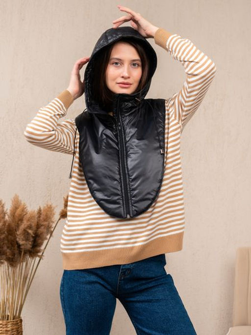 Капор черный, капюшон - Yollochka фото 3