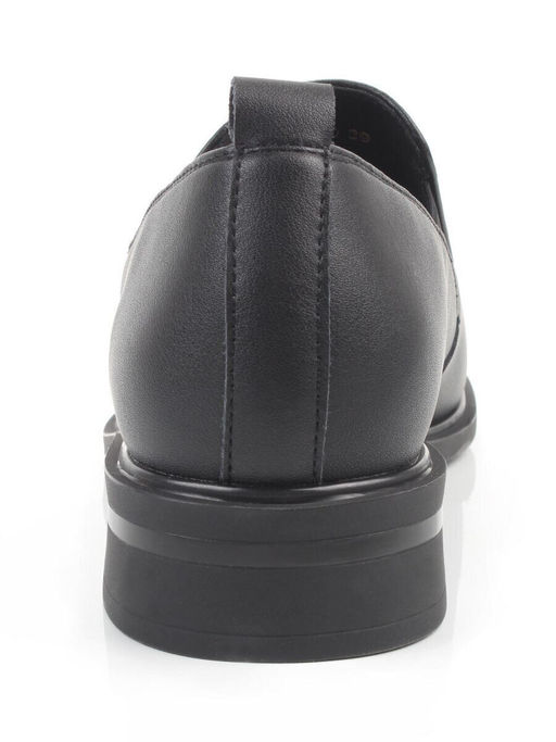 03-M47-20 BLACK Лоферы женские (натуральная кожа)