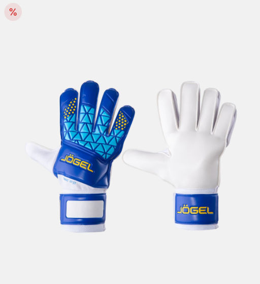 Перчатки вратарские Jogel NIGMA Training Flat, синий  фото 4
