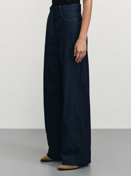 Джинсы wide leg с высокой посадкой / Zarina фото 3