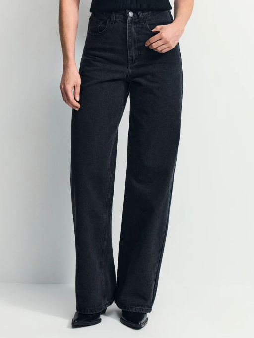 Джинсы wide leg с высокой посадкой / Zarina фото 2