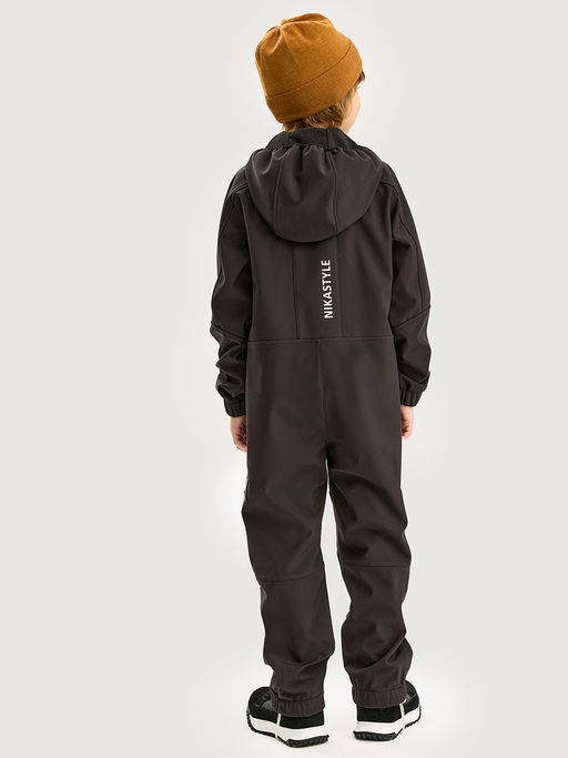 Комбинезон 8л17525 кэмел/черный - Nikastyle фото 6