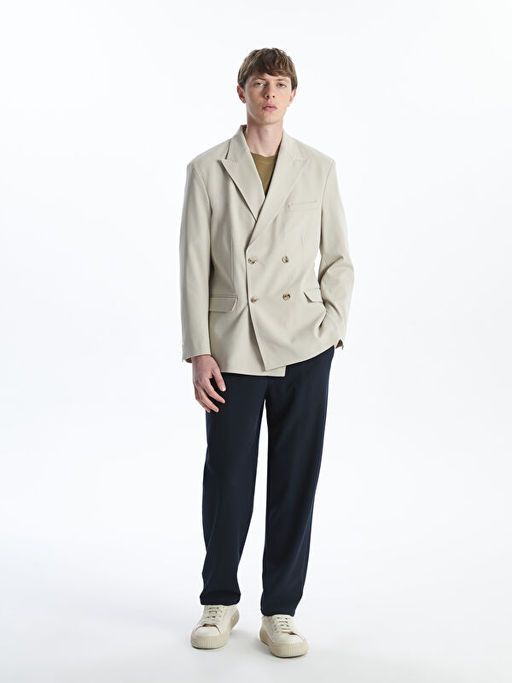 Standart Kal?p Erkek Blazer Ceket