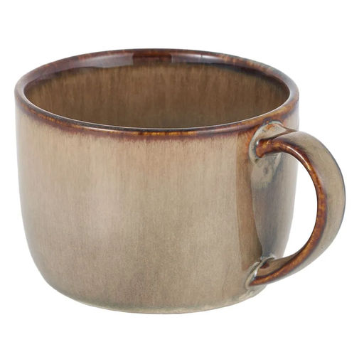 51985 GIPFEL Чайная пара TERRA (чашка 170 мл, блюдце 14 см). Материал: керамика. Цвет: коричневый. - Werner фото 2