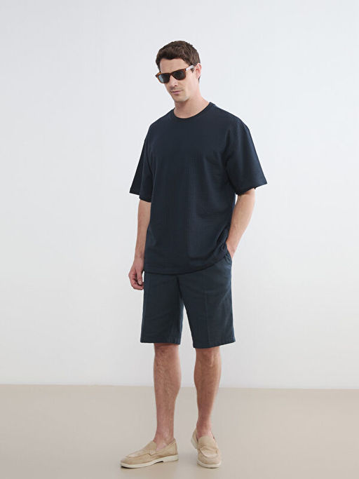 Bisiklet Yaka Dokulu Erkek Ti??rt