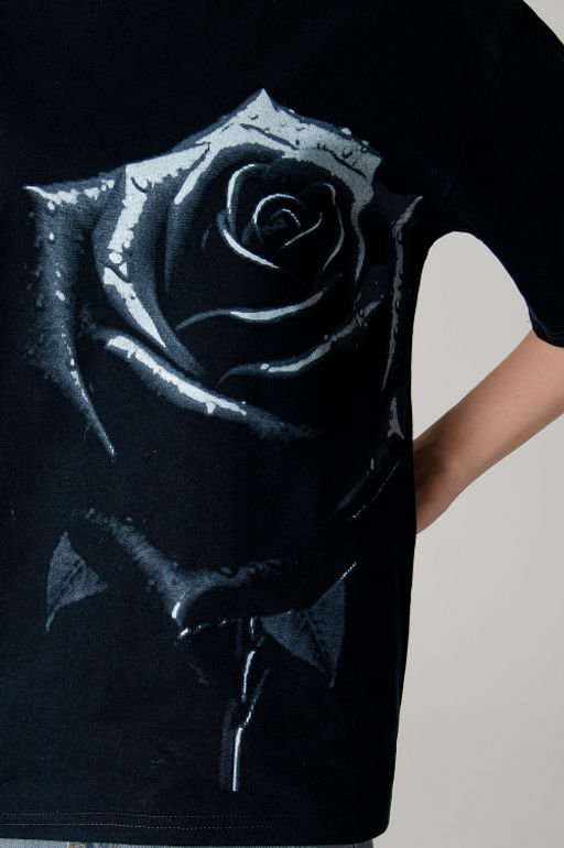 Арт. 31172 Футболка женская  44-52 (5 шт) Цвет:черный