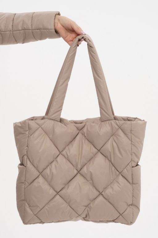 Сумка из стеганой плащевой ткани на синтепухе - А+б коллекция фото 7