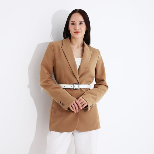 Ремень женский, ширина 2,8 см, винт, пряжка металл, цвет белый - Simaland фото 3