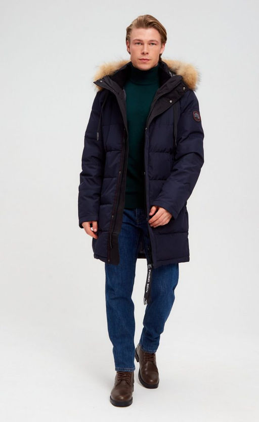 Куртка SCM-JW708-CR темно-синий - Fine joyce фото 2