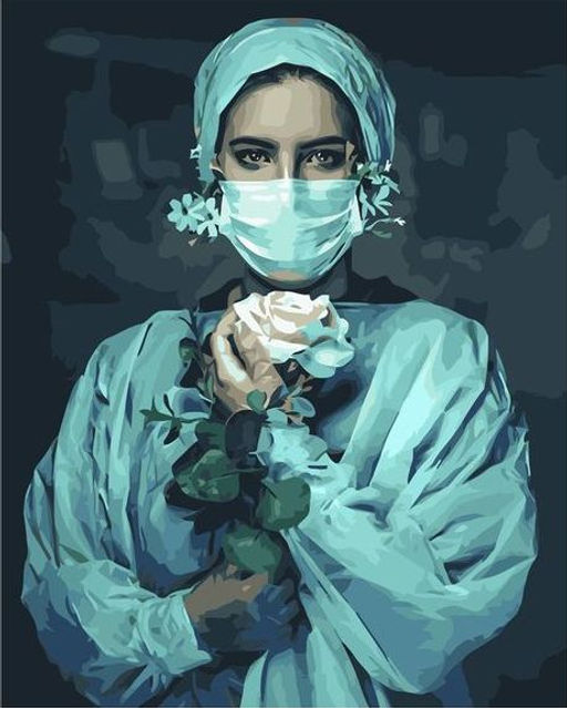 Картина по номерам на холсте и подрамнике 40х50 см