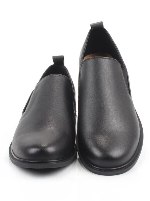 03-M47-20 BLACK Лоферы женские (натуральная кожа)