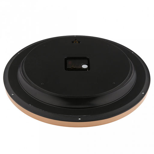 Часы настенные Авангард д37,5см, h5,5см, мягкий ход, циферблат белый; цифры арабские, черный; корпус пластик, медный/черный; в коробке (Китай) - Домашняя мода фото 3