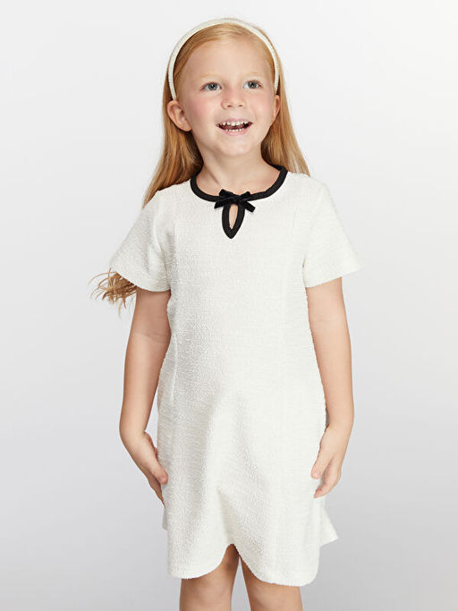 Bisiklet Yaka K?z ?ocuk Elbise