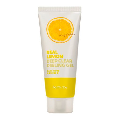 Пилинг-гель с лимоном FARMSTAY Real Lemon Deep Clear Peeling Gel, 100мл