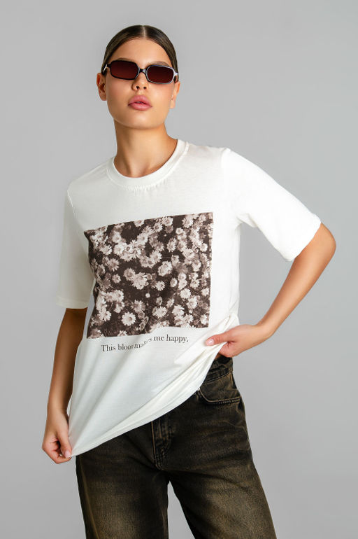 Арт. 31132 Футболка женская 44-52 (5 шт) Цвет:молочный - Калинка фото 21