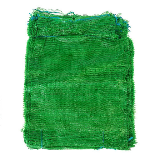 Цена за 10 шт. Сетка овощная, зелёная, 50×80 см, 35 - 40 кг