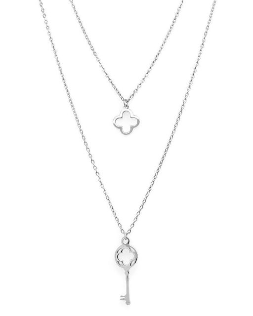 Колье из серебра без вставки, Ю-55130р