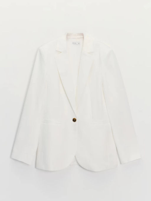 Однобортный жакет из тенселя ZR2605022506-1 / Zarina