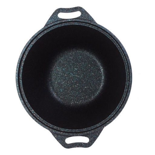 Кастрюля алюмин. 4л (стекл.крышка) (АП) "Granit ultra" blue (кгг42а)