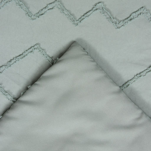 Покрывало 1.5-спальное LoveLife Tufting: Орнамент, 150×220±5 см, микрофайбер, зелёное