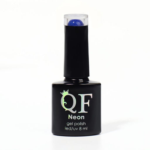 Гель лак для ногтей NEON, 3-х фазный, 8 мл, LED/UV, цвет синий с блёстками (38) - Queen fair фото 7