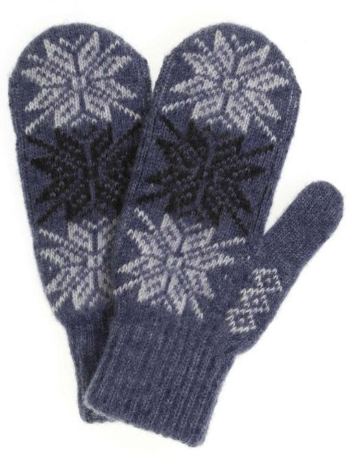 Варежки женские "Три снежинки" 3021-7