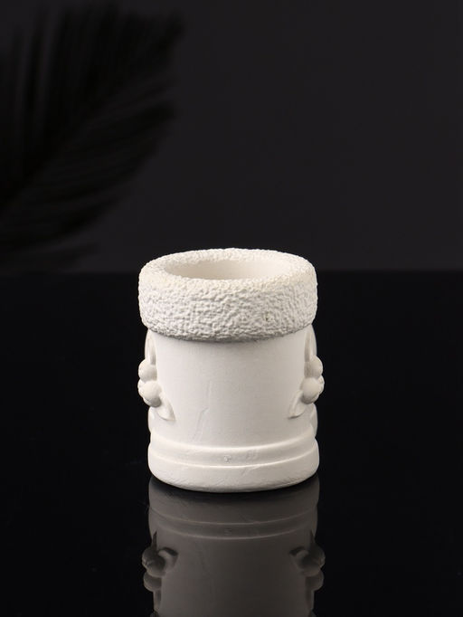 Подсвечник на 1 свечу Валенок, 10?7?6 см, натуральный, гипс