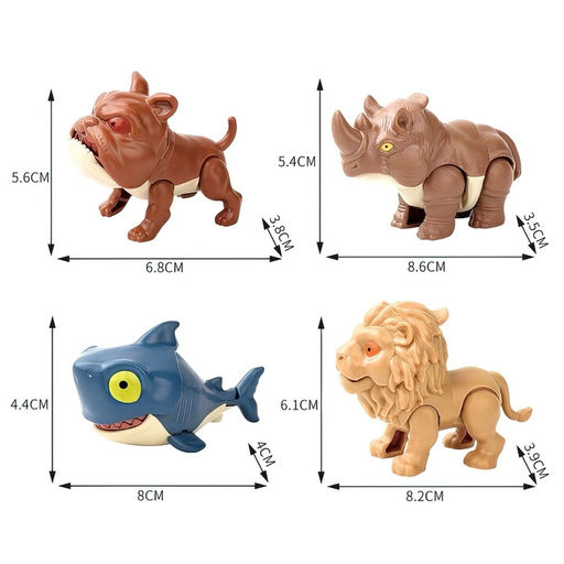 Игрушка - сюрприз Wild. Зубастики, 1 фигурка, подвижные детали, МИКС - Woow toys фото 5