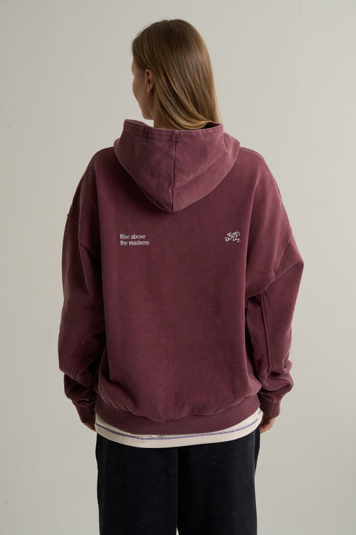 Худи Бордовый KAI Sweat Hoodie - Anta фото 6