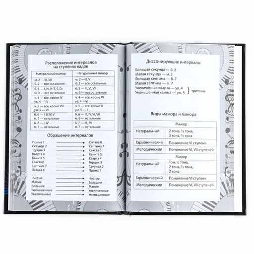 Дневник для музыкальной школы твердая обложка 40 л. «Золотой скрипичный ключ»