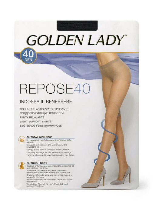 (Golden Lady) Repose 40 nero