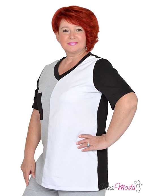 Туника Модель №1666 размеры 44-84 - Plusmoda фото 6