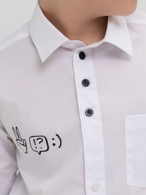 BWCJ7107 сорочка верхняя для мальчиков - Pelican фото 2