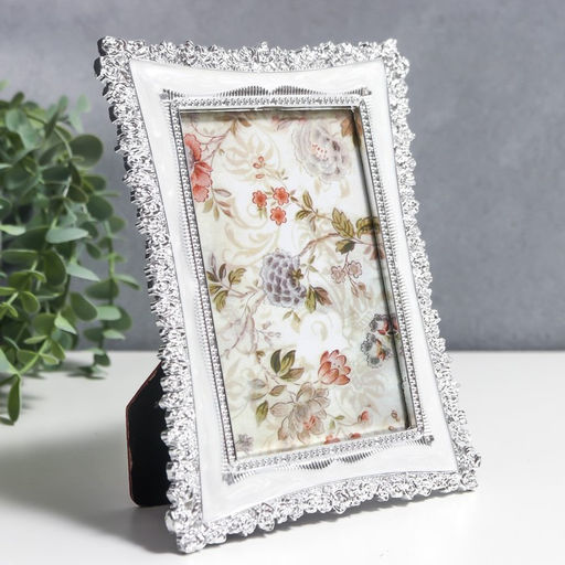Фоторамка для фото 10×15 см «Розы», перламутр, 19.7×15×1 см