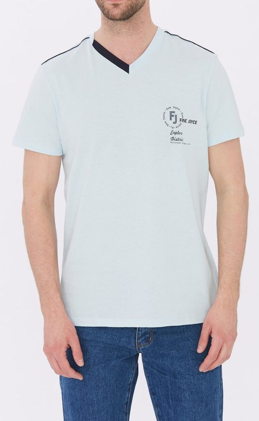 Футболка F911-06-019 l.blue - Fine joyce фото 4