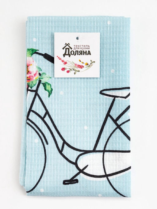 Цена за 2 шт. Полотенце кухонное Доляна Love Life 35х60 см, 100% хлопок, 160г/м2