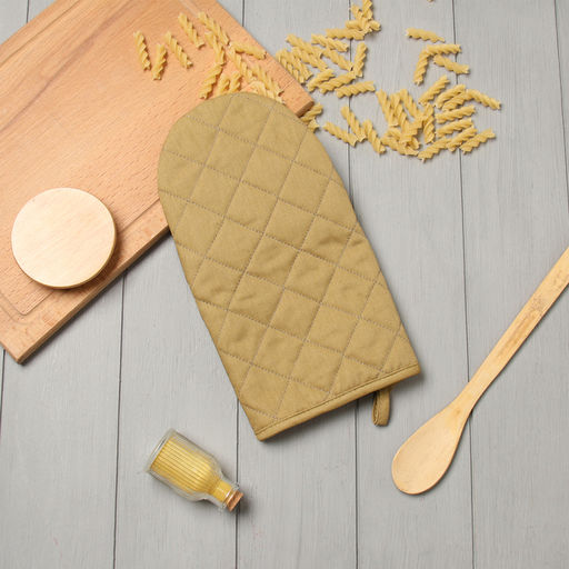 Варежка-прихватка Этель Kitchen цв.коричневый, 15х28см,саржа, 100% х/л  фото 7