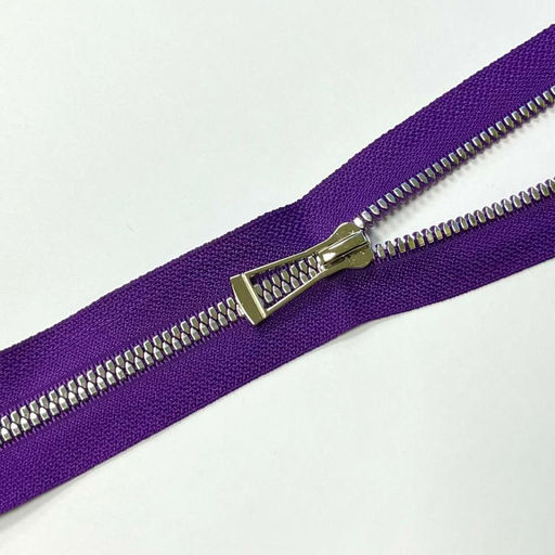 Молния трактор №5 Premium разъем 75см никель D865 фиолетовый уп.5шт